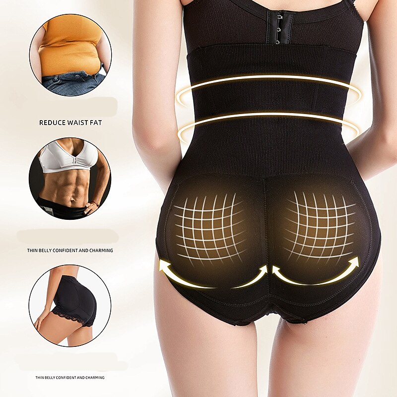 Women Butt Lifter Padded Shapewear Tummy Control Knickers Shaping Panties High Waist Trainer Body Shaper Seamless Hip Enhancer Thigh Slimmer Shorts Slimming Briefs Boyshorts 2026 - $17.49 –P4