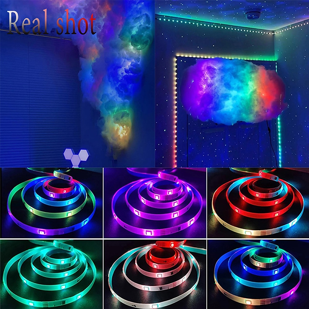 led strip verlichting 1m-30m rgbic ws2812b bluetooth app controle chasing effect lichten flexibele tape diode lint tv backlight kamer versieren 2025 - $23.99 –P11