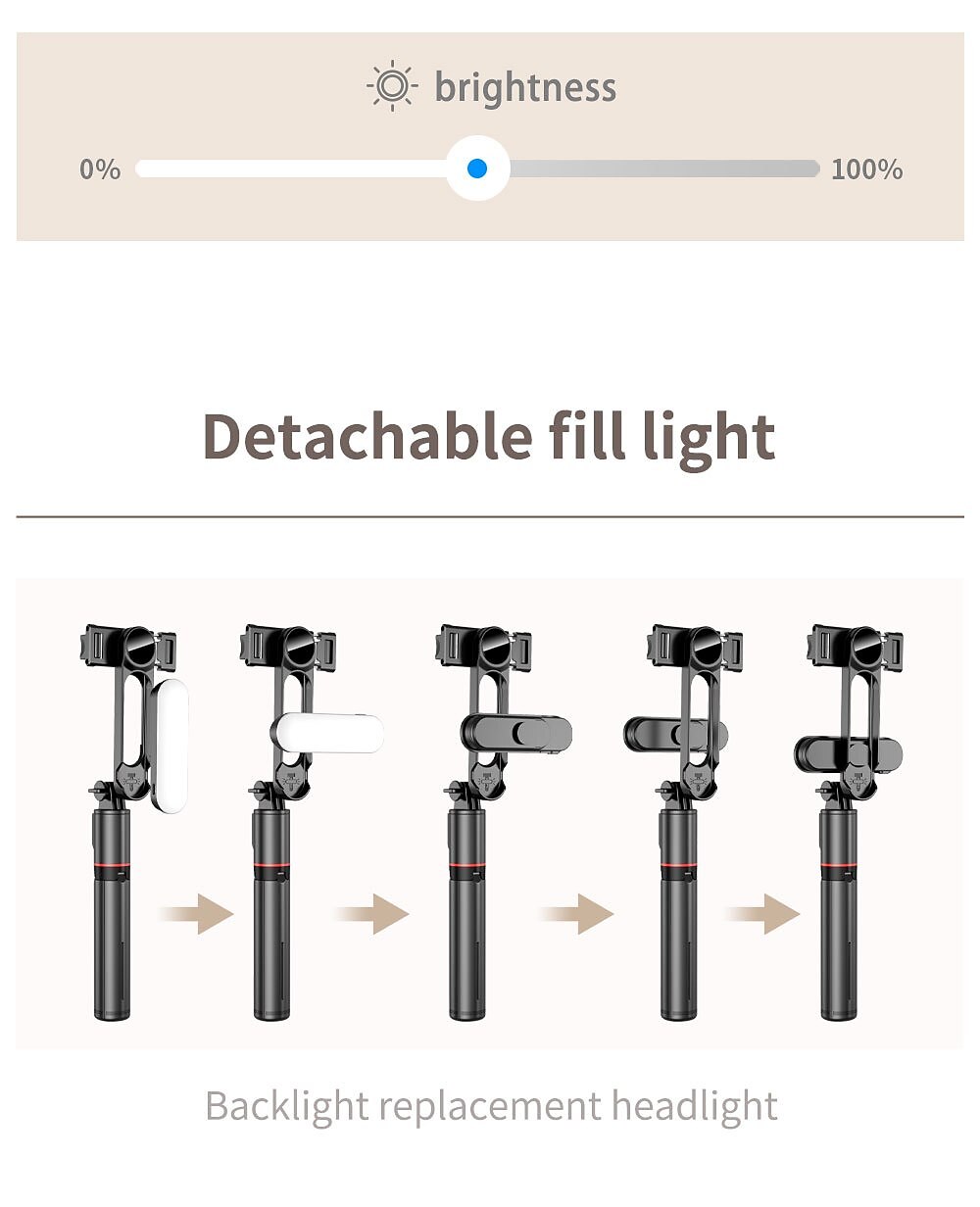 Stable Selfie Stick Tripod With Fill Light 44 Inch Extendable Selfie Stick With Wireless Remote And Tripod Stand 360 Rotation For IPhone 14/13/12/11 Pro/XS Max/XS/XR/X/8/7 Samsung And Smartphone 2025 - $33.99 –P6