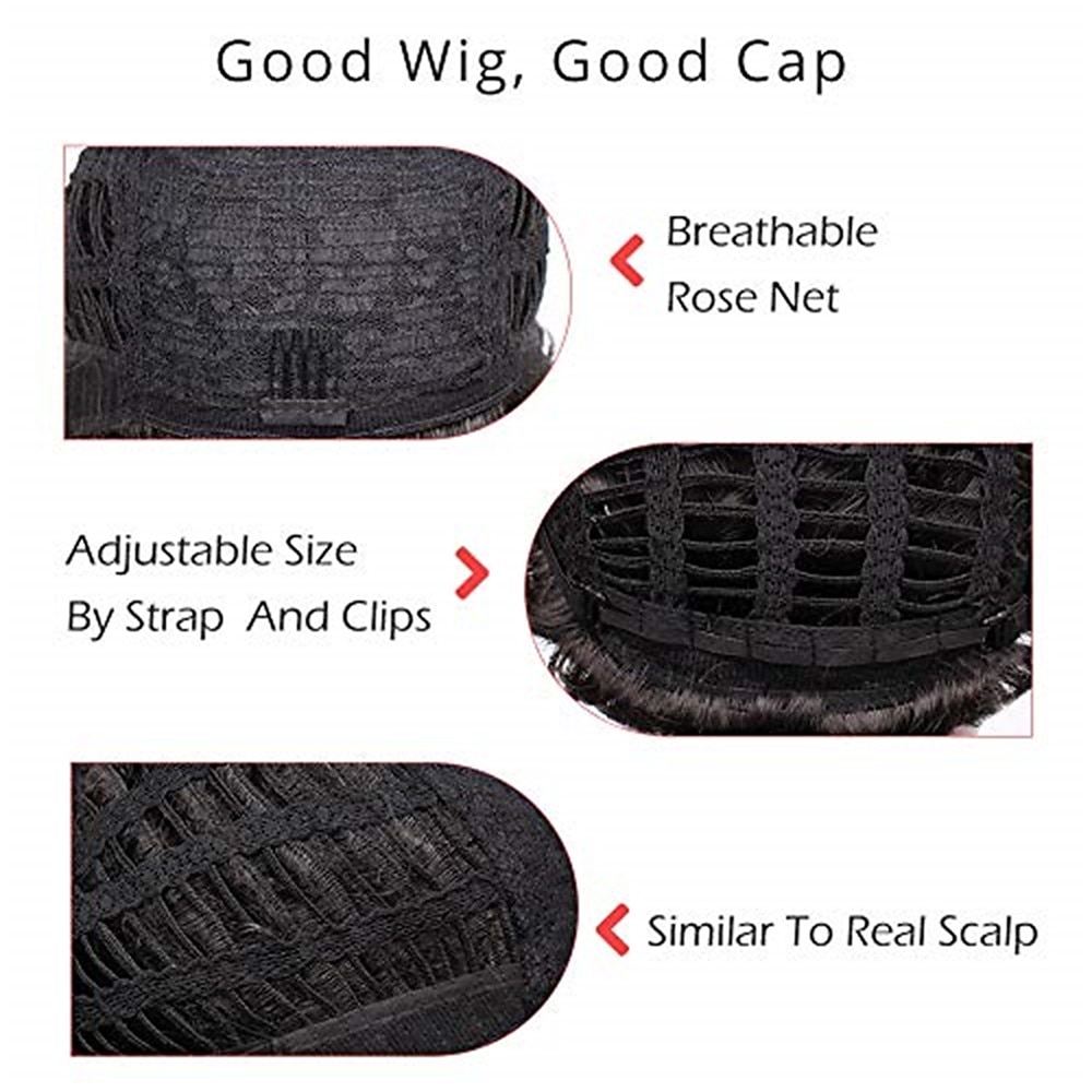 Hair Short Pixie Cut Hair Wig Synthetic Short Wigs for Black/White Women Short Haircut Wig Synthetic Hair 2025 - $24.99 –P2