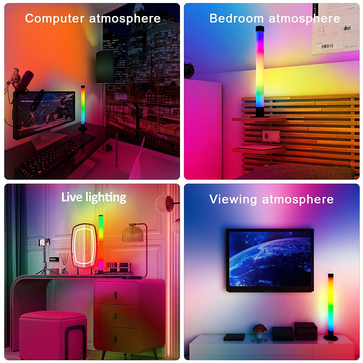 LED Smart Light Tuya WiFi Intelligent Smart Light Bar – Ambient Lighting with App Voice Control, IR Remote Control, Ideal for Computer, Bedroom, and TV 2025 - $34.99 –P11