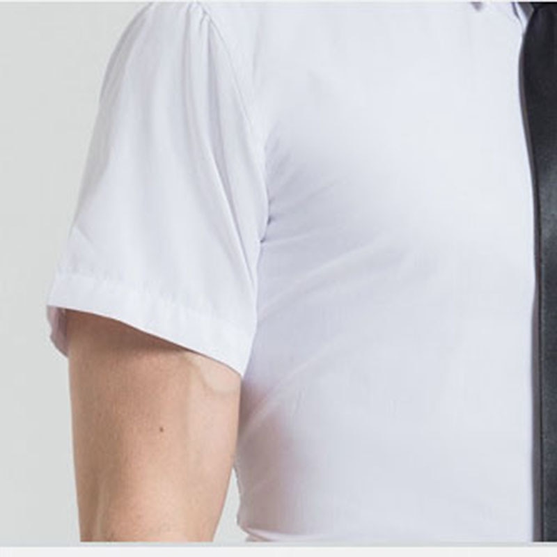 Homens Saia Tecido Casamento Ao ar livre Preto Branco Azul Marinha Azul Manga Curta Decote Quadrado Verão Roupa Botão para baixo de 2026 por $21.99 –P2