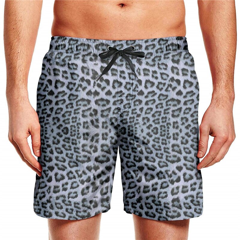 cheetah print bathing suit men