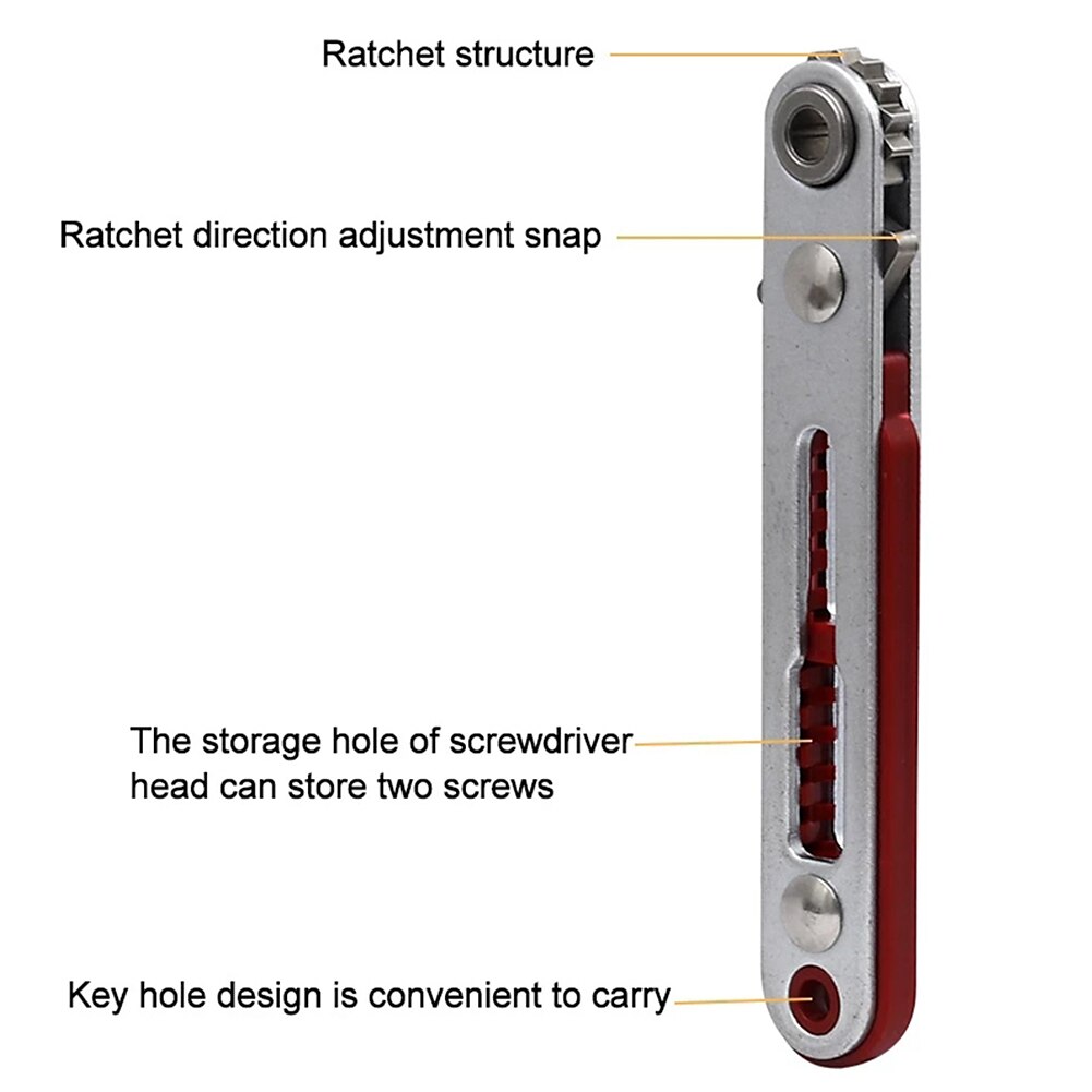 Hexagon Ratchet Spanner 1/4 Inch Mini Ratchet Wrench Screwdriver With Batch Head Set Spanner Screwdriver Hand Repair Tools 2025 - $9.99 –P2