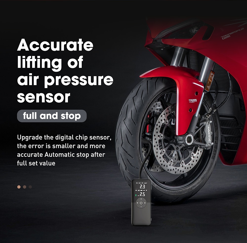Air Compressor 12V Air Pump For Car Portable Tyre Inflator Electric Motorcycle Pump Air Compressor For Car Motorcycles Bicycles 2025 - $68.99 –P9