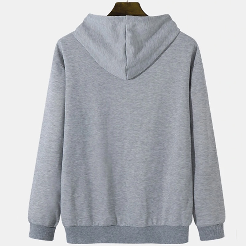 Herr Blommig Grafiska tryck Huvtröja Huvtröjor Tröja Streetwear Grundläggande Långärmad Huva Sport & Utomhus Dagligen Sport Vit Grå Vår & Höst Designer 2025 - $31.99 –P3