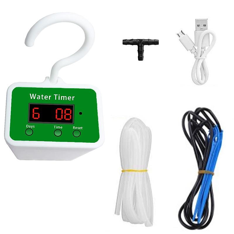 Automatic Watering System USB Power Automatic Drip Irrigation Kit 8 Drop Arrow Holiday Plant Watering Devices for Indoor Potted Plants LED Display DIY Automatic Plant Waterer Gift for Gardening Lovers 2025 - $38.99 –P10
