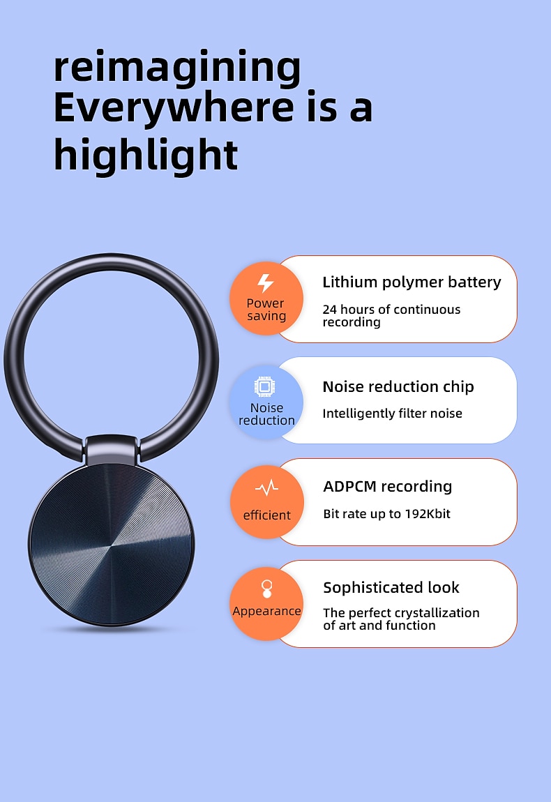 2025年 レコーダー録音音声起動レコーダー、mp3プレーヤーオーディオレコーダー、ビジネススピーチミーティング用のノイズリダクション付き再生  コレクション – $35.99 –P3