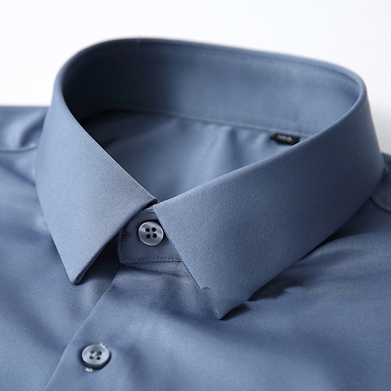 Per uomo Camicie Camicia non stirabile Stampe astratte Matrimonio Esterno Vinaccia Blu-verde Nero Bianco Manica lunga Collo ripiegabile Primavera & Autunno Abbigliamento del 2025 a $28.99 –P14