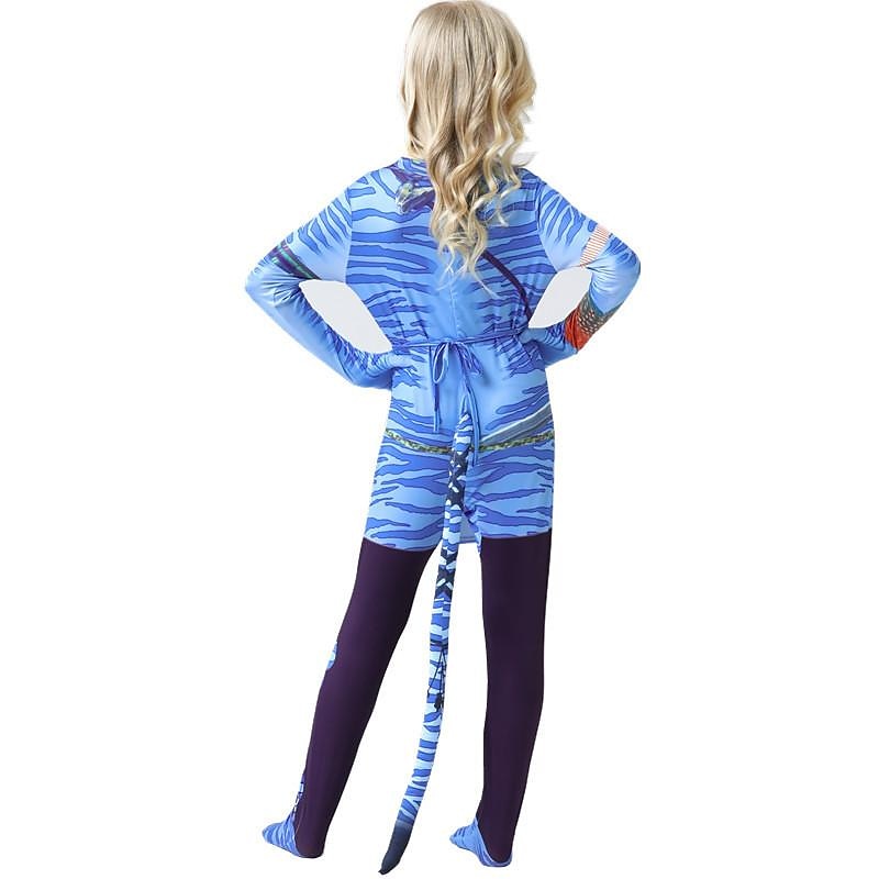 Avatar: The Way of Water Neytiri Jake Sully Zentai-kostymer Cosplay-kostym Film-cosplay for Pojkar Flickor Barn Karnival 2025 - $37.99 –P9