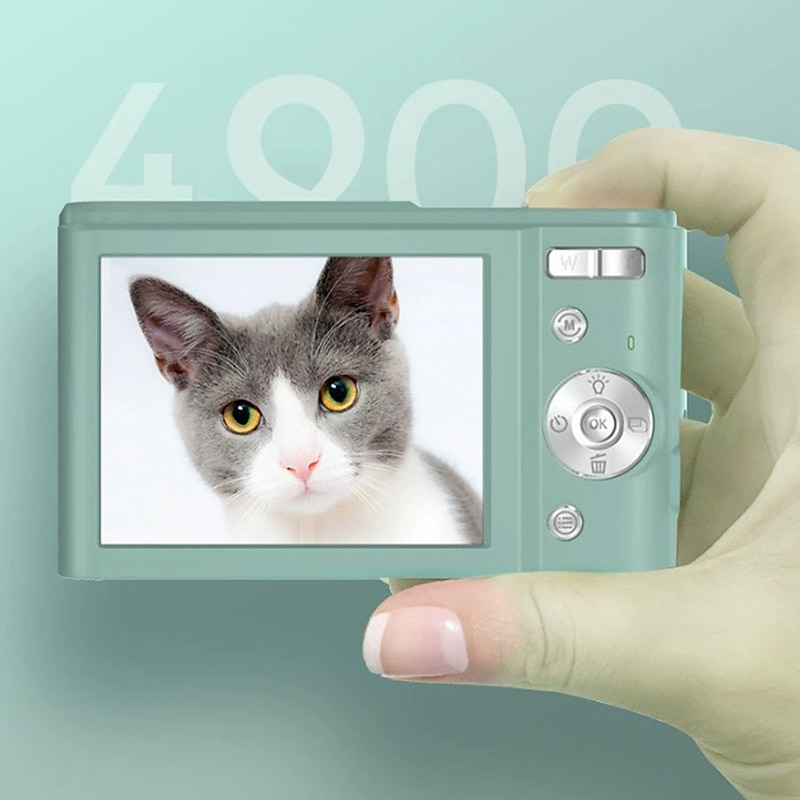 fotocamera digitale 1080p 48 mega pixel vlogging fotocamera con zoom 16x mini telecamere videoregistratore videocamera per principianti regalo di compleanno di natale del 2025 a $93.99 –P11