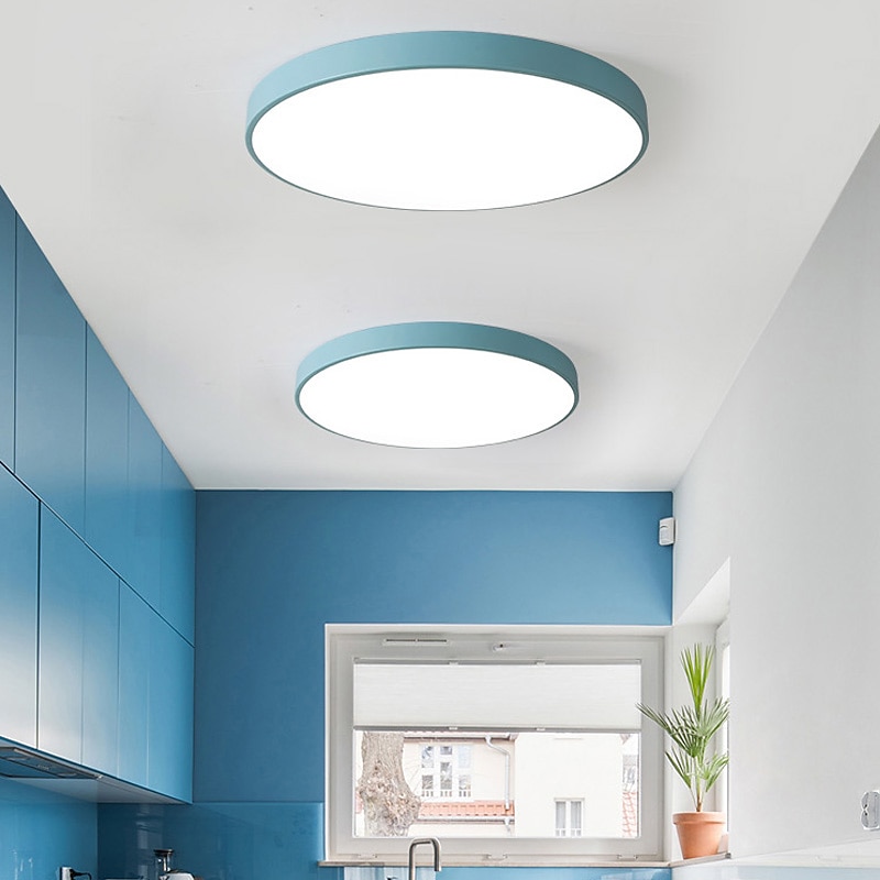 30 cm Mulighet for demping Skyllmonteringslys Metall Elegant Malte overflater LED 110-120V 220-240V 110-240 V 2025 - $107.99 –P9