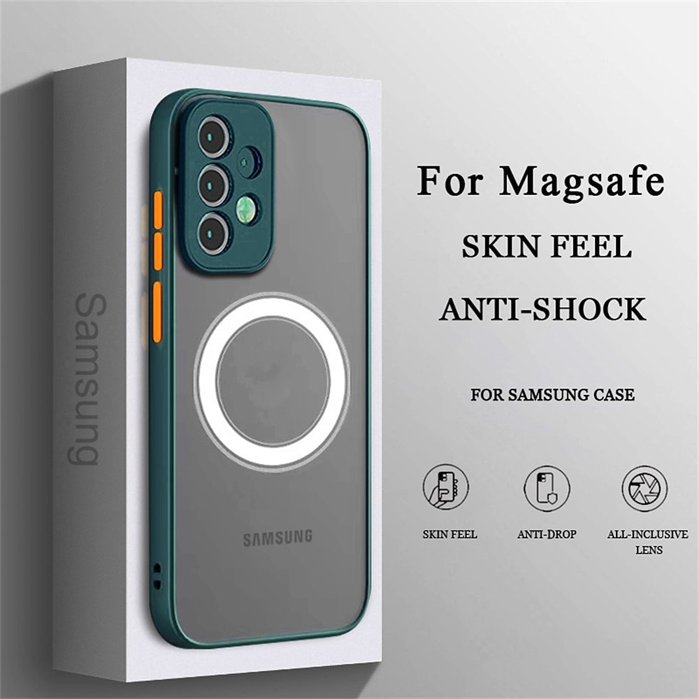 Phone Case For Samsung Galaxy S24 S23 S22 S21 S20 Plus Ultra A55 A35 A25 A15 5G A54 A34 A14 Note 20 Ultra 10 Plus A53 A33 A71 A52 A22 With Magsafe Full Body Protective Shockproof PC 2025 - $12.99 –P1