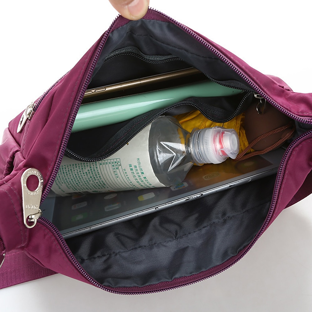 Borsa a tracolla da donna in nylon blu navy – borsa a tracolla multitasche resistente per lavoro, viaggi e uso quotidiano del 2026 a $18.99 –P3