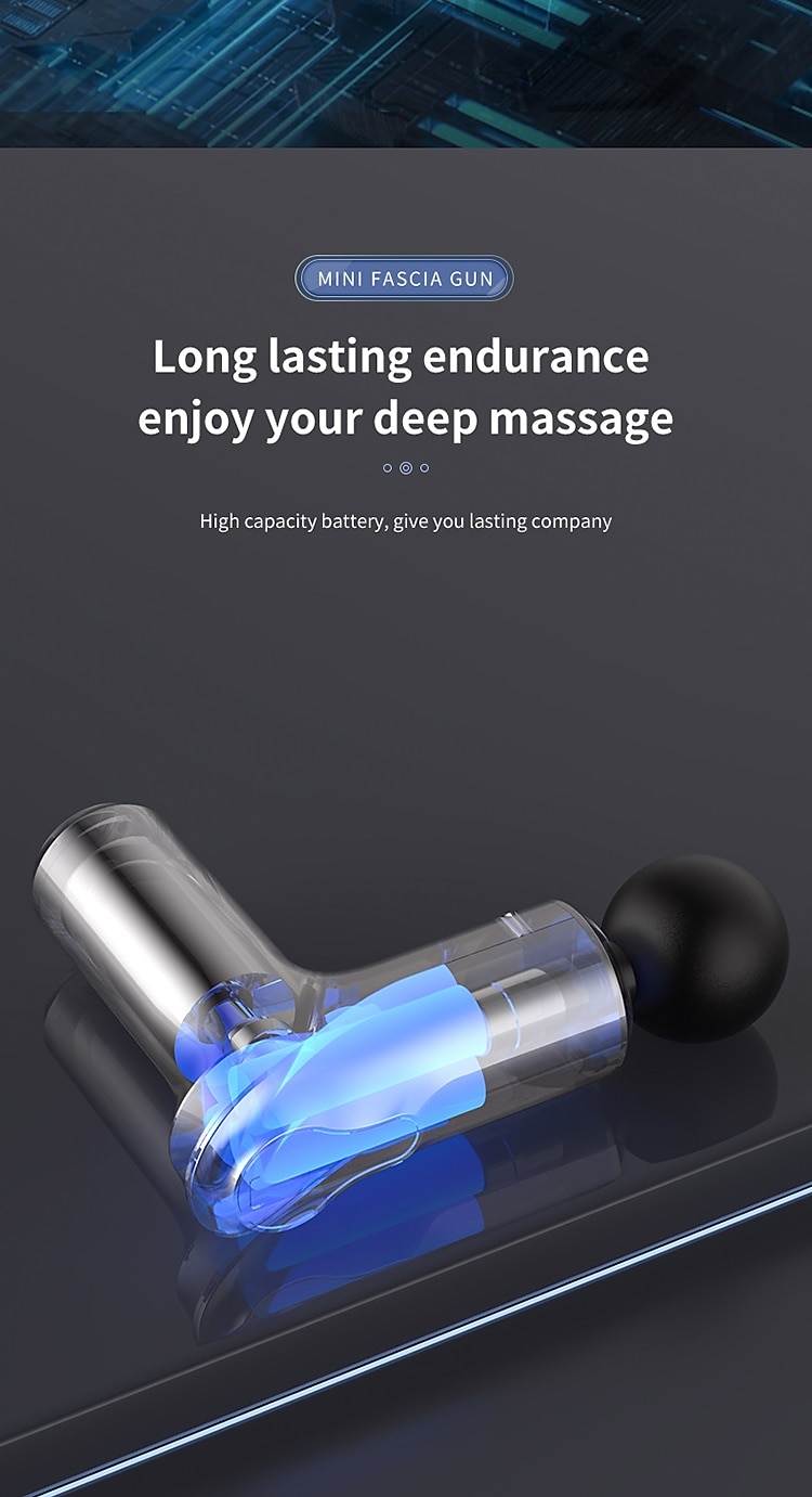 Portable Massage Gun High Frequency Muscle Vibration Massager For The Whole Body Deep Relaxation Muscle Pain Relief Fitness Massager Valentine's Day Gift 2026 - $41.99 –P14