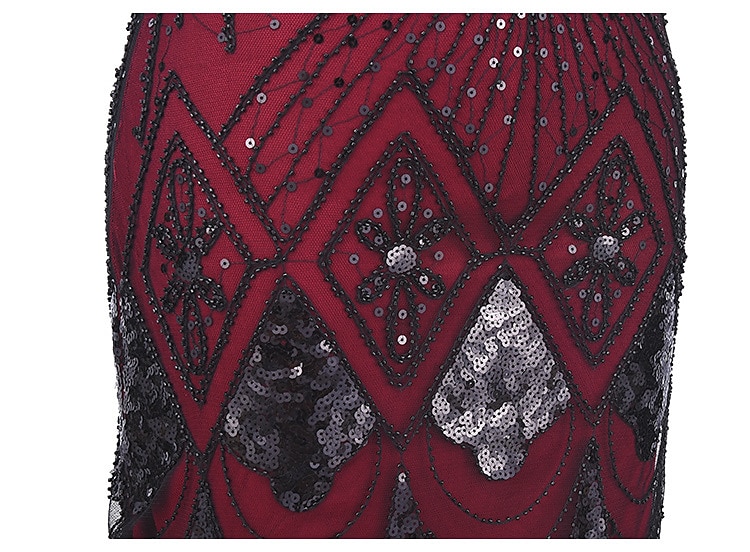 Conjunto Loucos anos 20 Anos 20 Até o Tornozelo Vestidos Vestido de Festa Roupa com acessórios Mangas curtas O Grande Gatsby Tamanhos Grandes Convidado do casamento Franjas Franjas Decote V Fantasia de 2026 por $69.99 –P6