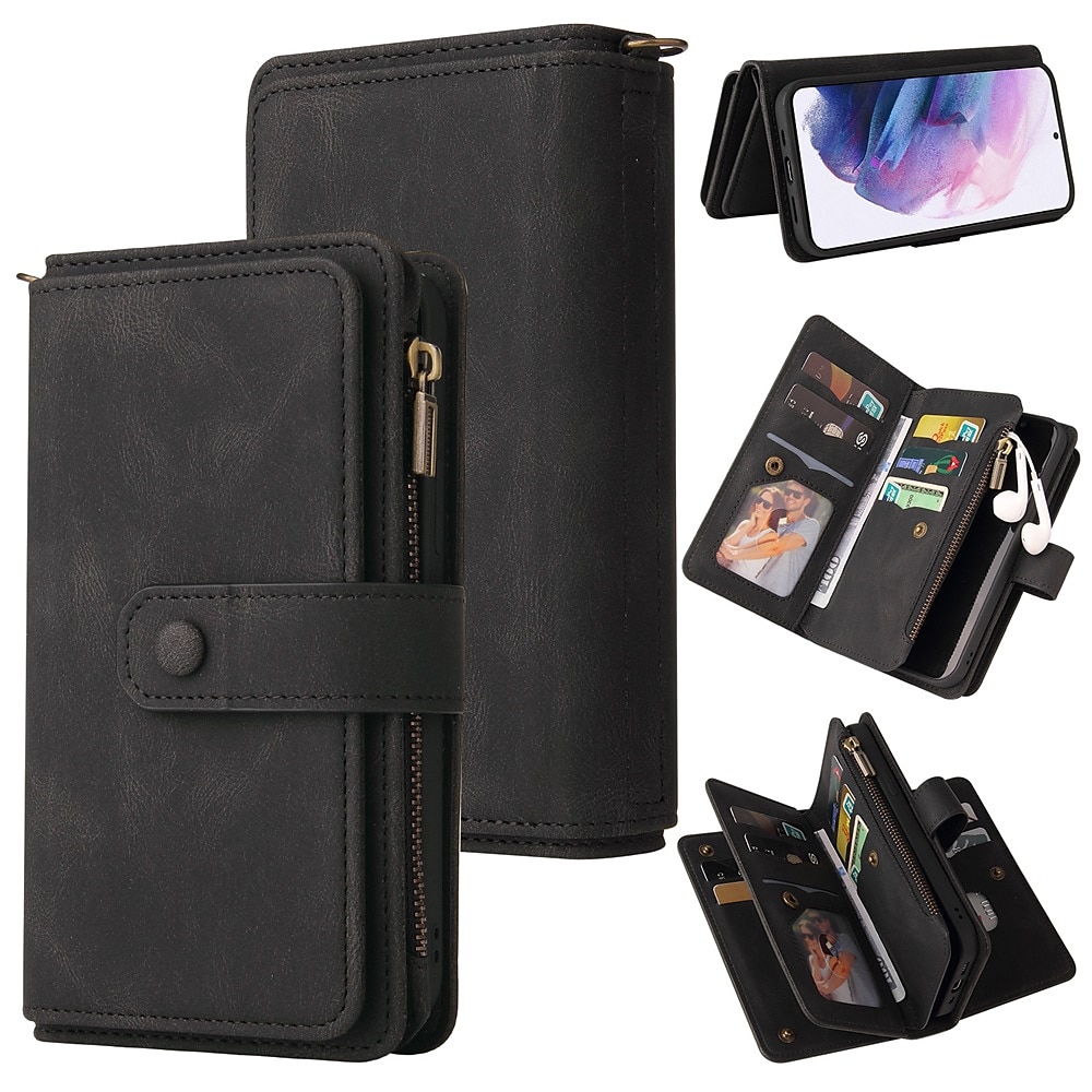 telefon Maska Pentru Google Pixel 7 Pixel 7 Pro Pixel 6 Pixel 6 Pro Portofel Card Ramă Anti-șoc Protectie pentru intreg corpul Anti Praf Mată TPU PU piele 2025 - $27.99 –P4