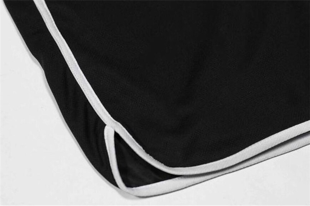 Men's Running Shorts Workout Shorts Drawstring Side Pockets Bottoms  Athletic Athleisure Breathable Soft Quick Dry Fitness Running Jogging  Sportswear Activewear Solid Colored Black Black White Black 2024 - $15.99