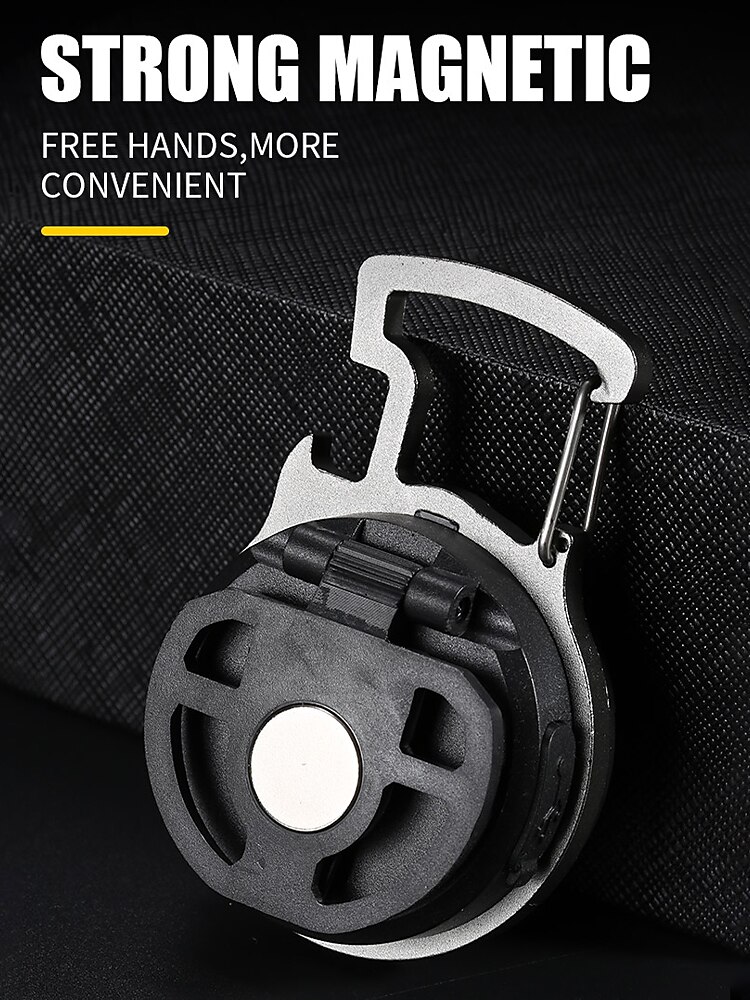 Mini Flashlight Camping Light Lantern Super Bright COB Keychain Work Light Floodlight with Strong Magnet and Clip Waterproof 2025 - $13.49 –P5