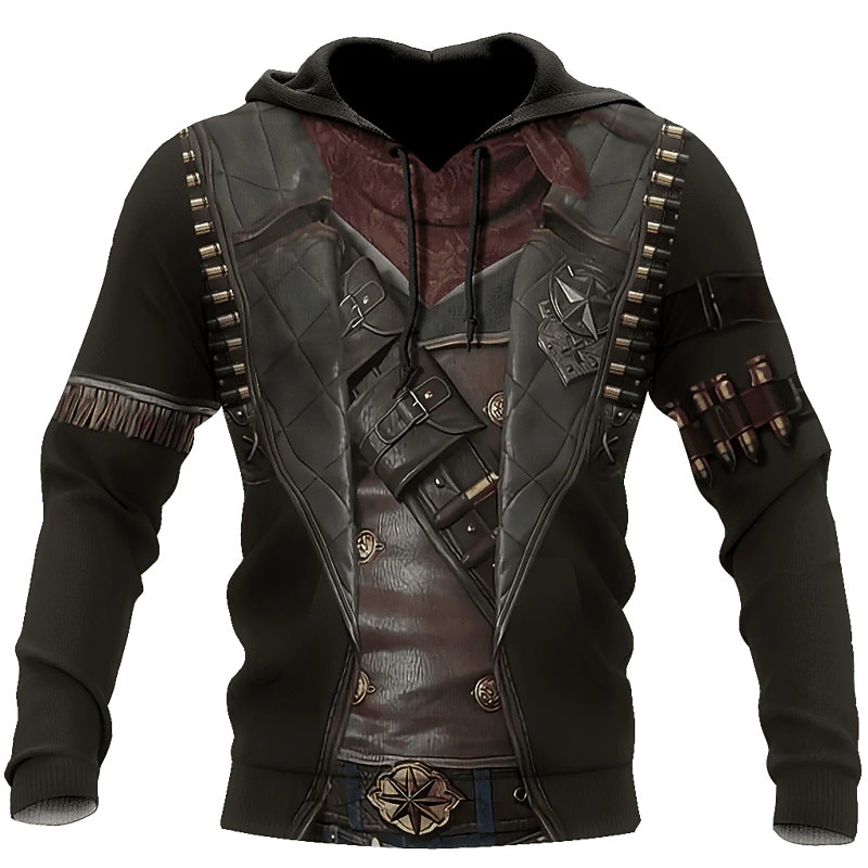 Per uomo Stampe Grafiche Felpa con Cappuccio Felpe con cappuccio Felpa Streetwear Designer Essenziale Casual Manica Lunga Con Cappuccio Quotidiano Sportivo Nero Stampato Primavera & Autunno del 2026 a $32.99 –P1
