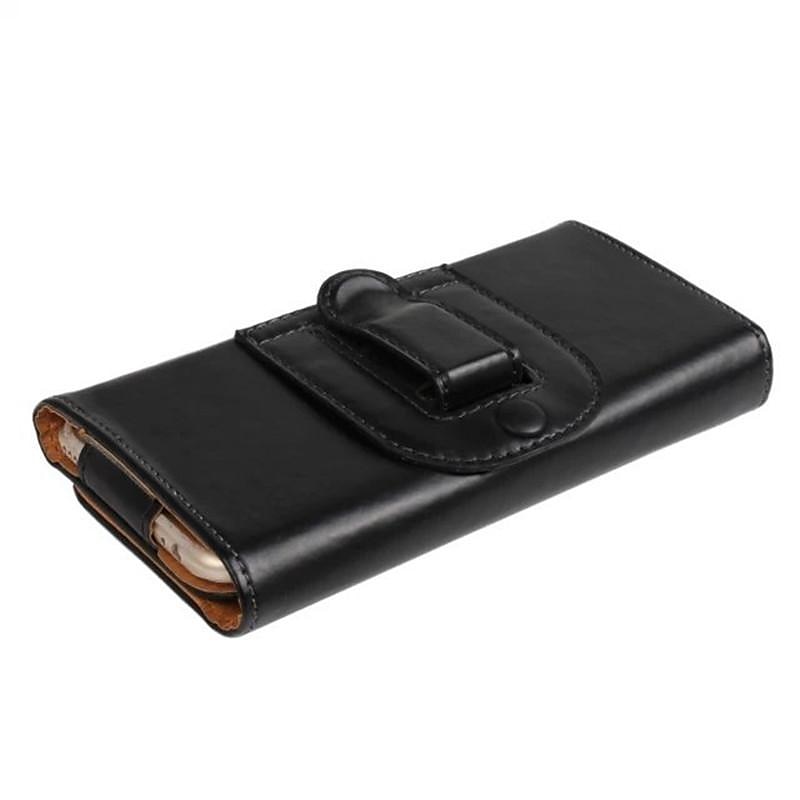 leren telefoonhoesje 7,2/6,5/6,2/5,2'' heuptas magnetische verticale telefoonhoes voor iPhone 14 Pro Max 13 12 11 etui hoes riemclip 2025 - $17.99 –P7