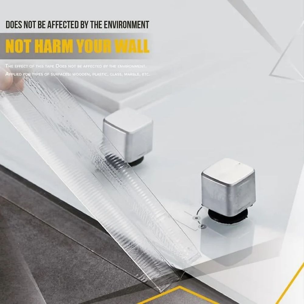 Monster Tape Waterproof Wall Stickers Reusable Heat Resistant Bathroom Home Decoration Tapes Transparent Double Sided Nano Tape 3*200cm 2025 - $4.99 –P8