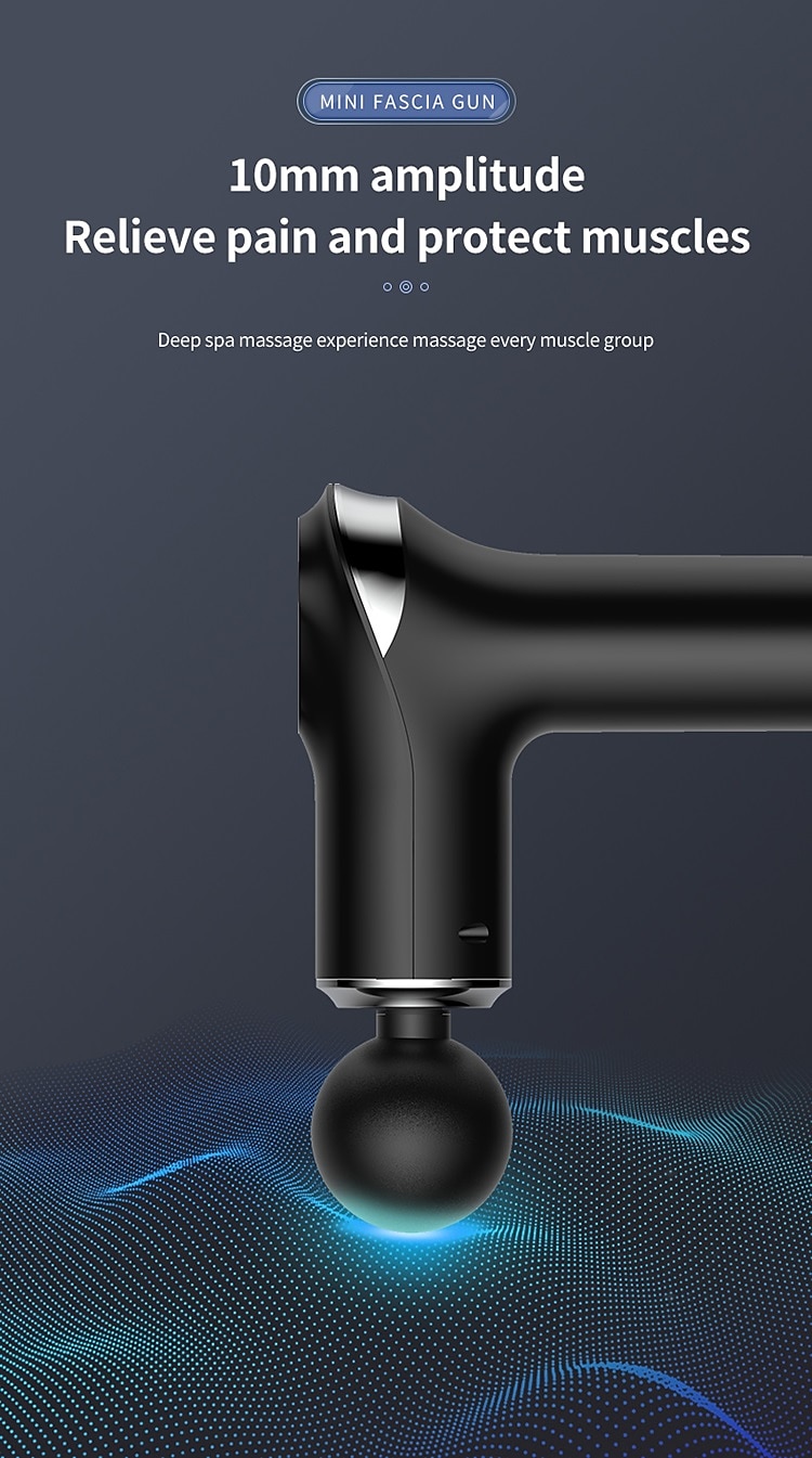 Portable Massage Gun High Frequency Muscle Vibration Massager For The Whole Body Deep Relaxation Muscle Pain Relief Fitness Massager Valentine's Day Gift 2026 - $41.99 –P6