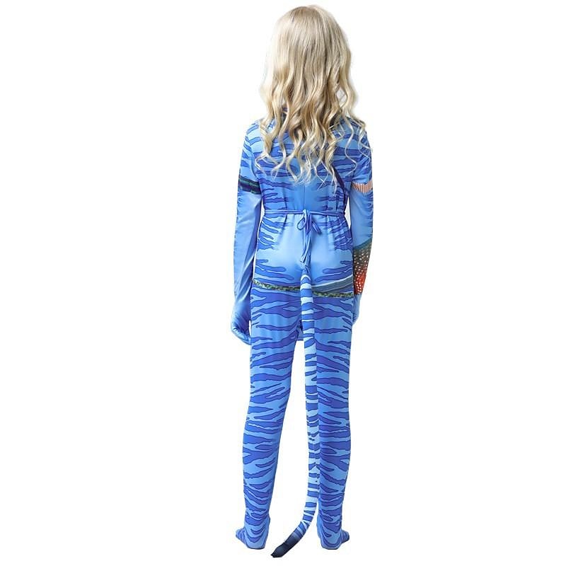 Avatar: The Way of Water Neytiri Jake Sully Zentai-kostymer Cosplay-kostym Film-cosplay for Pojkar Flickor Barn Karnival 2025 - $37.99 –P2