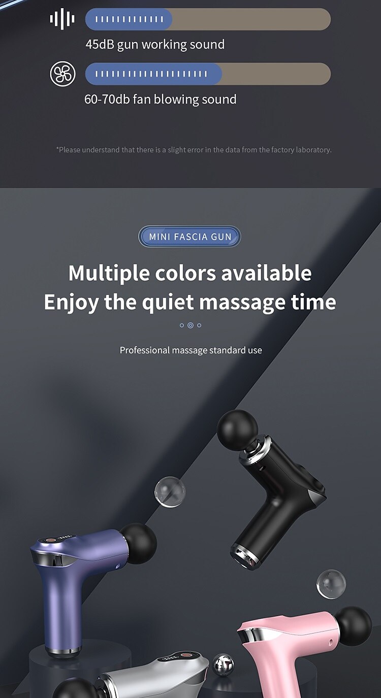 Portable Massage Gun High Frequency Muscle Vibration Massager For The Whole Body Deep Relaxation Muscle Pain Relief Fitness Massager Valentine's Day Gift 2026 - $41.99 –P15
