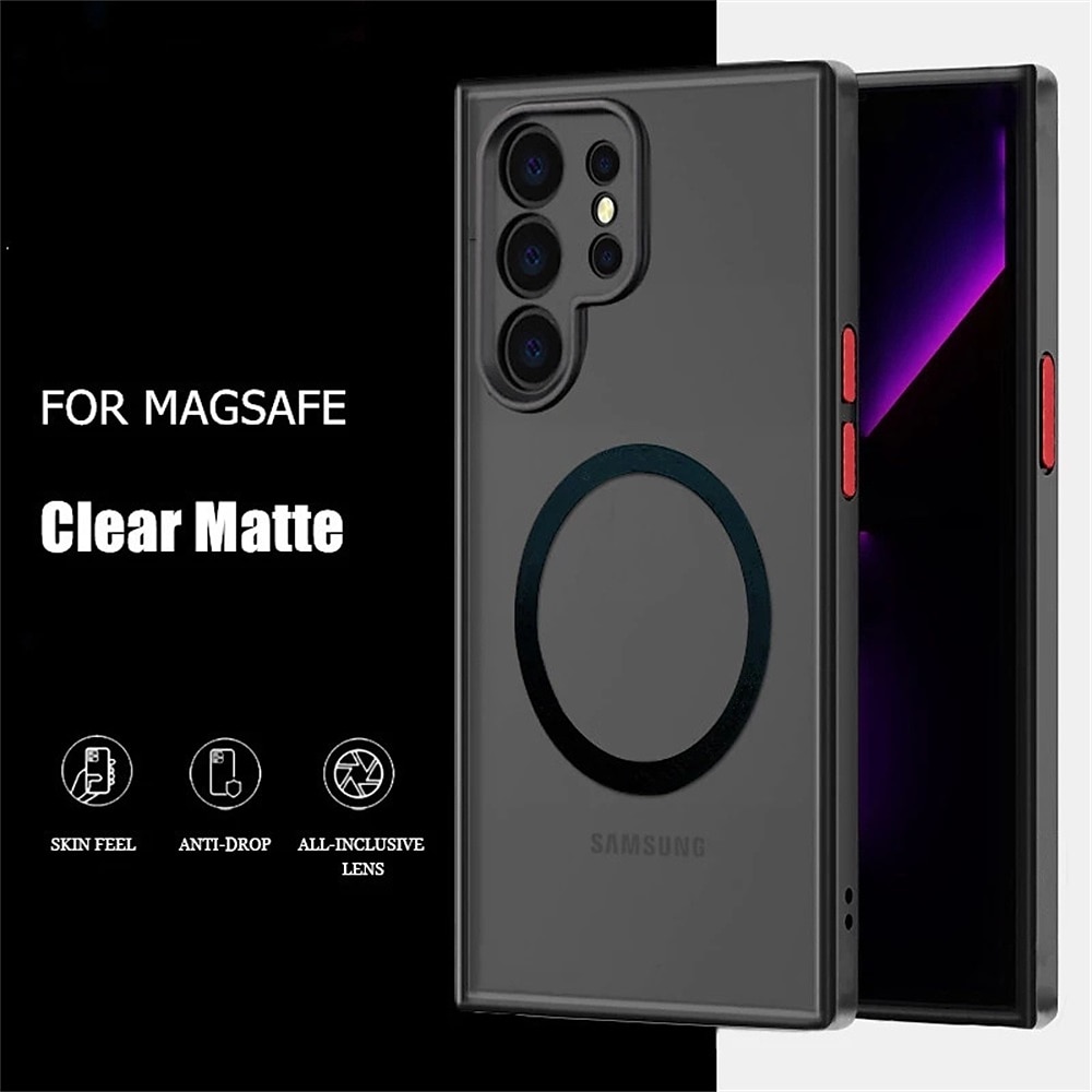Phone Case For Samsung Galaxy S24 S23 S22 S21 S20 Plus Ultra A55 A35 A25 A15 5G A54 A34 A14 Note 20 Ultra 10 Plus A53 A33 A71 A52 A22 With Magsafe Full Body Protective Shockproof PC 2025 - $12.99 –P3