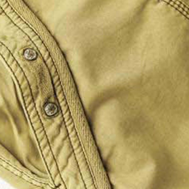 Voor heren Cargoshorts Korte broek Capri broeken Meerdere zakken Recht been Effen Comfort Draagbaar Kuitlengte Buiten Dagelijks Sport Stijlvol Geel Leger Groen 2025 - $29.99 –P3