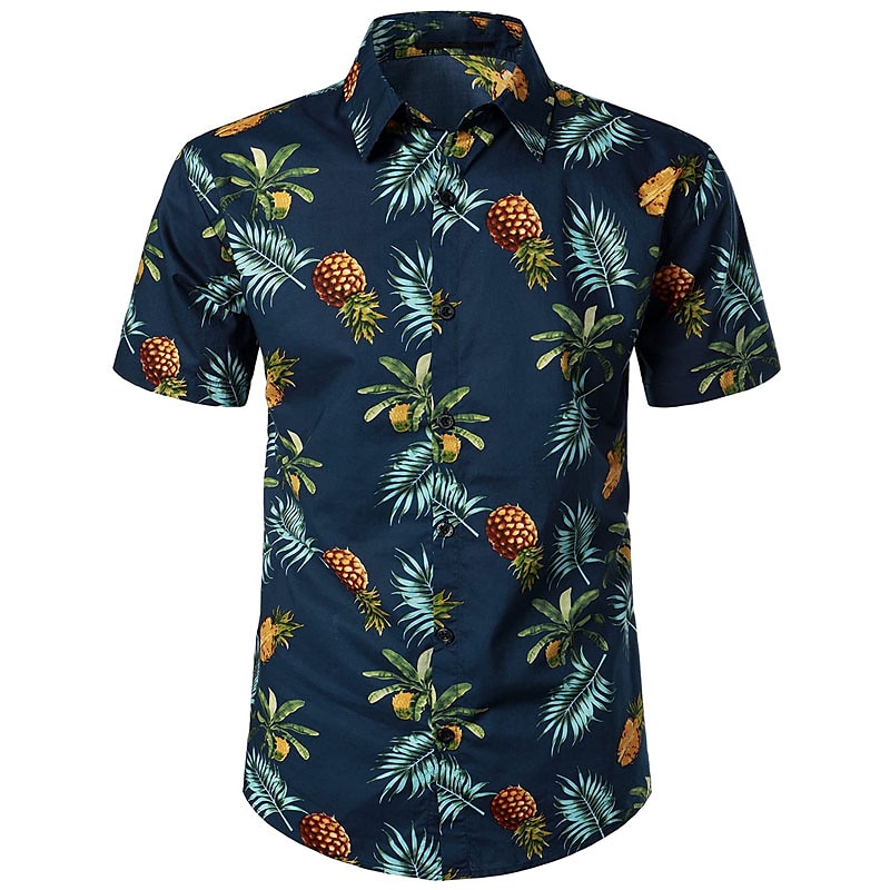 Per uomo A foglia Frutta Banana Camicia Camicia hawaiana Camicia Aloha Maniche corte Camicia Collo ripiegabile Tropicale Di tendenza Hawaiano Strada Informale Hawaiano Nero Bianco Giallo S M L del 2025 a $24.99 –P2