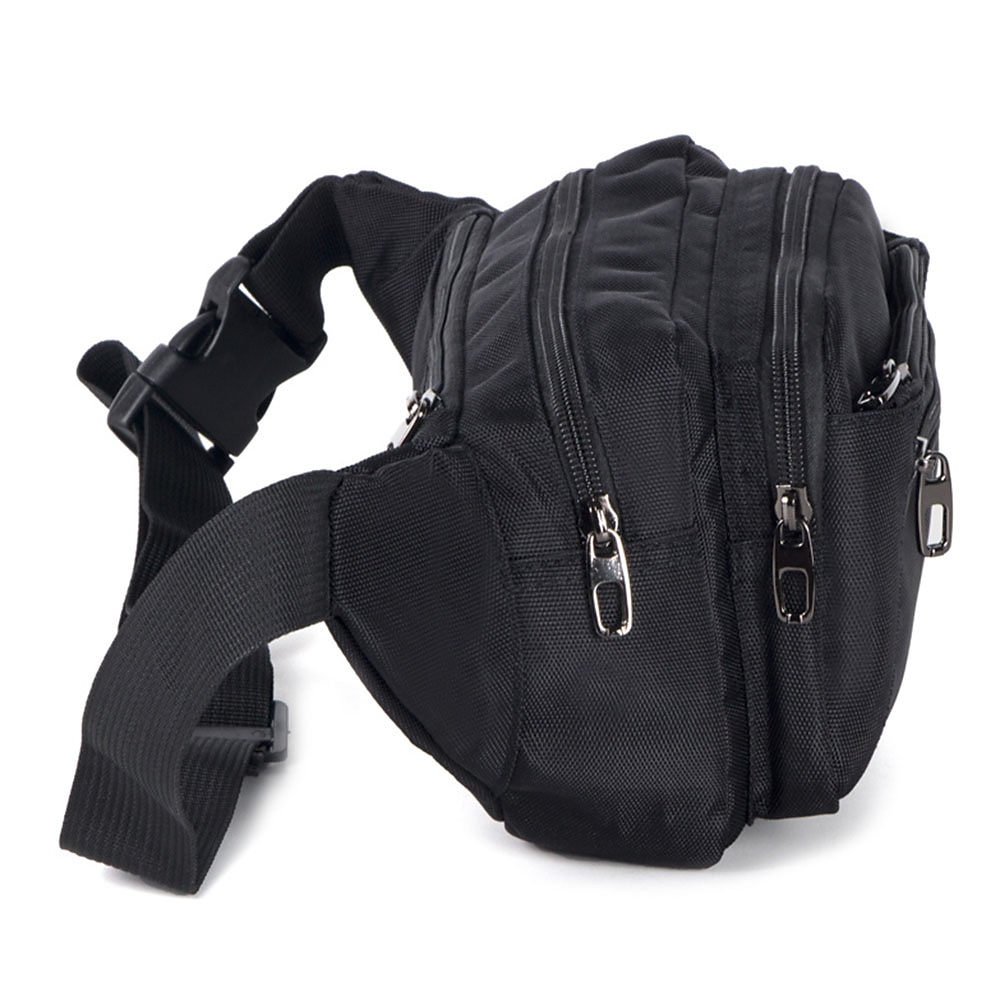 pánská crossbody kabelka fanny pack náprsní taška na opasek taška oxford látková venkovní denní zip obyčejná černá armáda zelená červená 2025 - $34.99 –P4