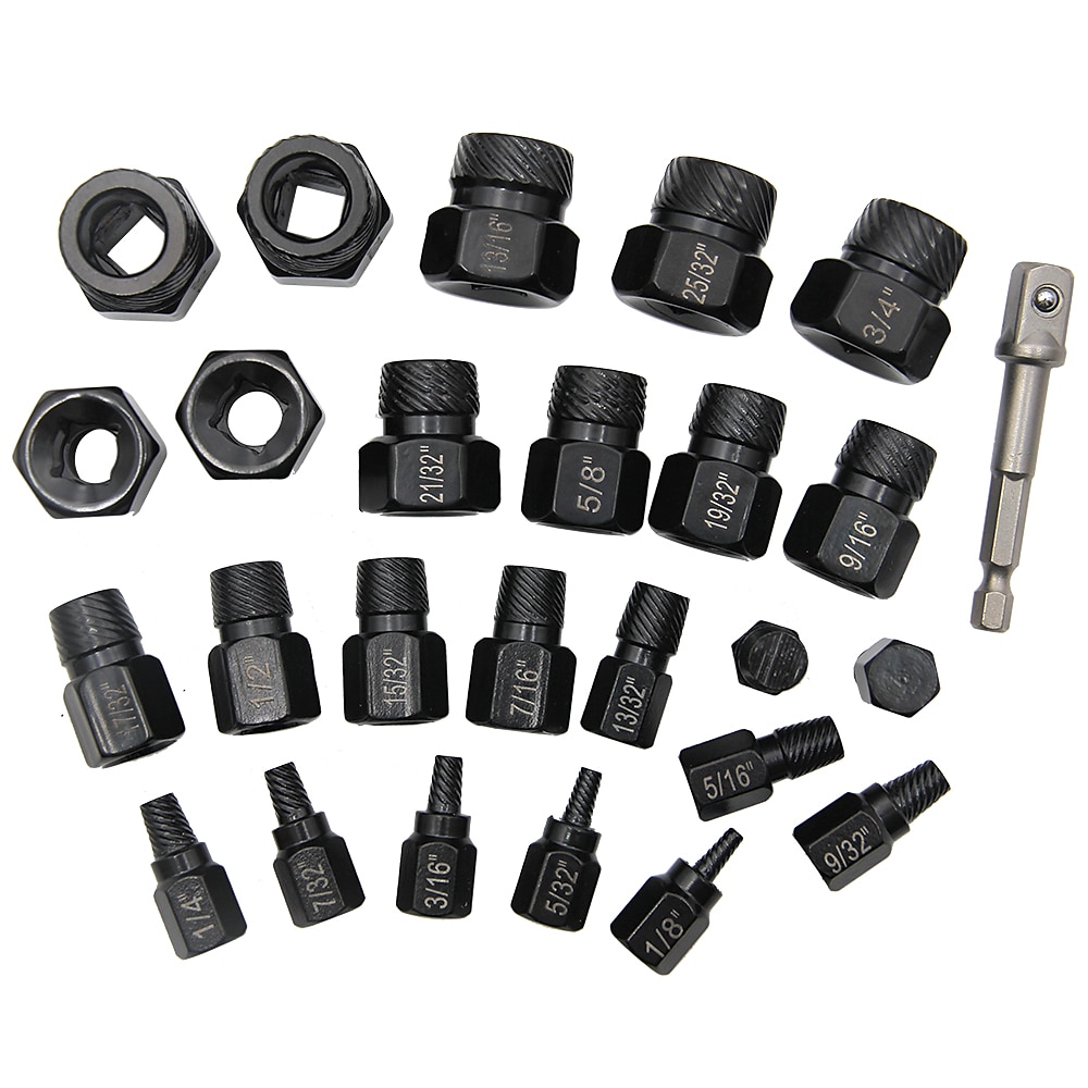 26Pcs British Broken Head Screw Extractor Multi-Spline Screw Slide Thread Broken Screw Removal Tool 2025 - $52.99 –P5