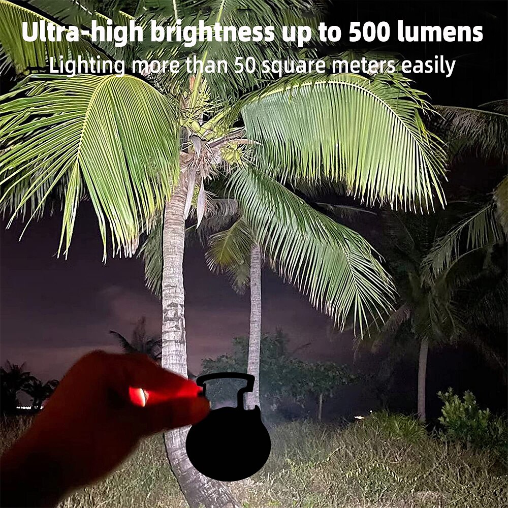 Mini Flashlight Camping Light Lantern Super Bright COB Keychain Work Light Floodlight with Strong Magnet and Clip Waterproof 2025 - $13.49 –P15