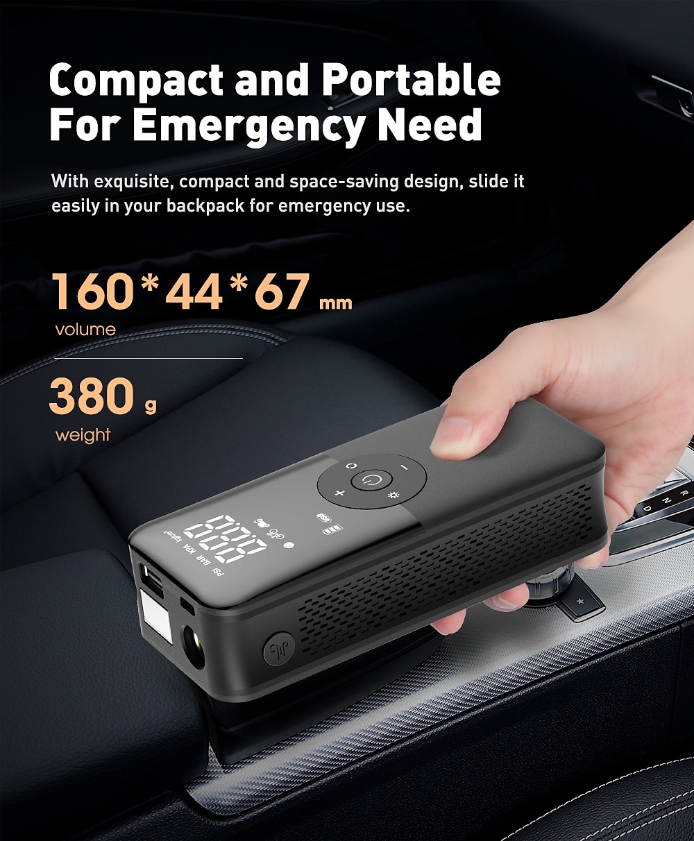 Air Compressor 12V Air Pump For Car Portable Tyre Inflator Electric Motorcycle Pump Air Compressor For Car Motorcycles Bicycles 2025 - $68.99 –P7