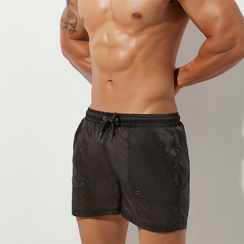Hombre Pantalones de Surf Pantalones de Natación Boxers de Natación Pantalones cortos de playa Correa Cintura elástica Plano Transpirable Secado rápido Corto Casual Diario Festivos Elegante Sensual 2025 - €15.99 –P5