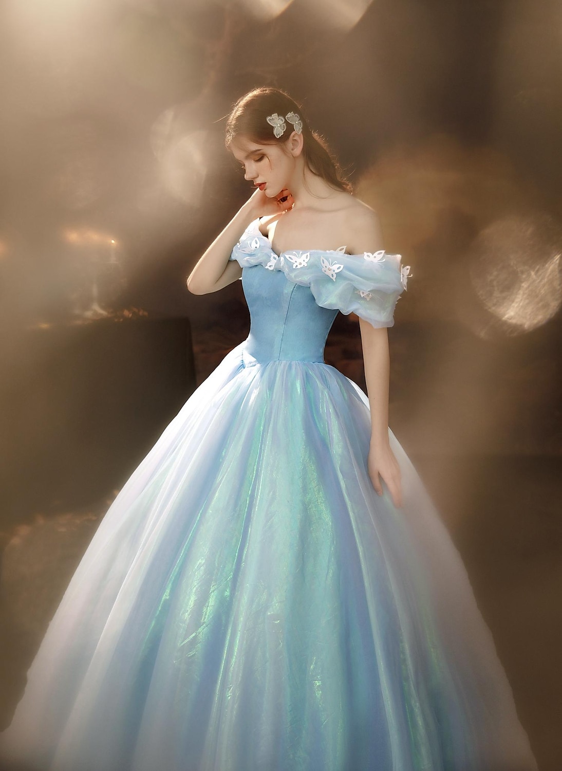 Retrò Vintage Rococò Principessa Vestito Abito da Ballo Cenerentola Principessa Shakespeare Sposa Tinta unica Abito da ballo Costume Per donna Halloween Carnevale San Valentino Matrimonio Feste del 2026 a $213.99 –P3