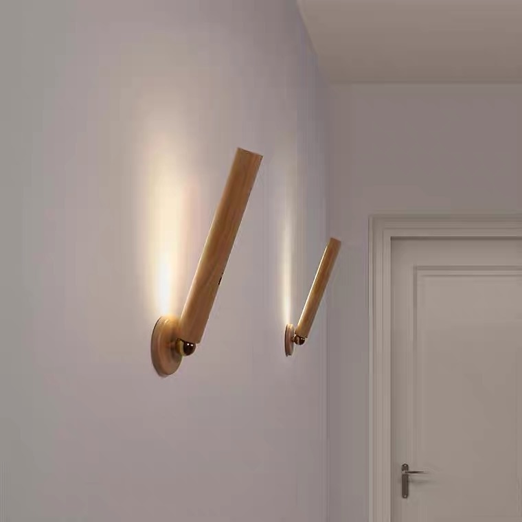 applique murale led en bois 360 ° rotatif magnétique détachable et gradation continue applique murale rechargeable, la lampe de nuit usb est pour le salon de la chambre de 2025 ? $132.99 –P6