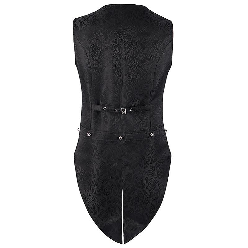 Retro Vintage Mittelalterlich Renaissance Mantel Weste Prinz Ritter Edelmann Jacquard Herren Steampunk Maskerade Erwachsene Weste 2025 - $43.99 –P2