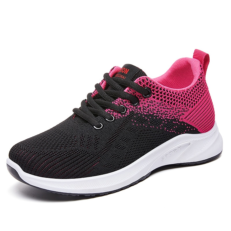 Chaussures de course respirantes en tricot pour femmes – baskets légères à lacets pour la marche, la salle de sport et les sports décontractés de 2025 ? $26.99 –P5