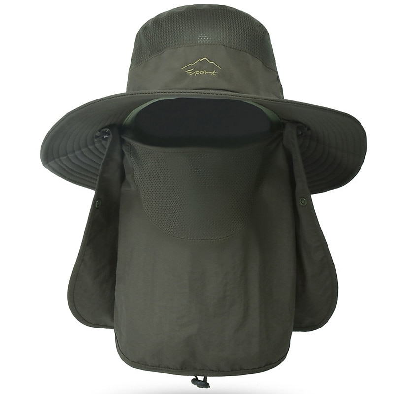 Homme Chapeau de seau Chapeau de soleil Chapeau de pêche Bonnet Boonie Chapeau de Randonnée Noir Rose Claire Chinlon Vêtement de rue mode Décontractées Extérieur du quotidien Sortie Lettre Broderie de 2025 ? $14.99 –P10