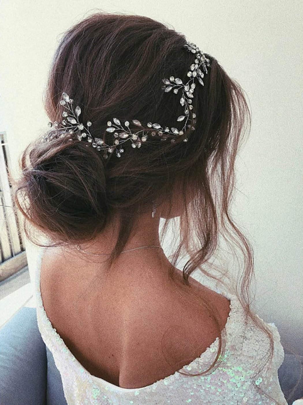 sposa matrimonio fascia strass da sposa fermagli per capelli damigella d'onore accessori accessori per capelli per feste copricapo per donna del 2025 a $19.99 –P2