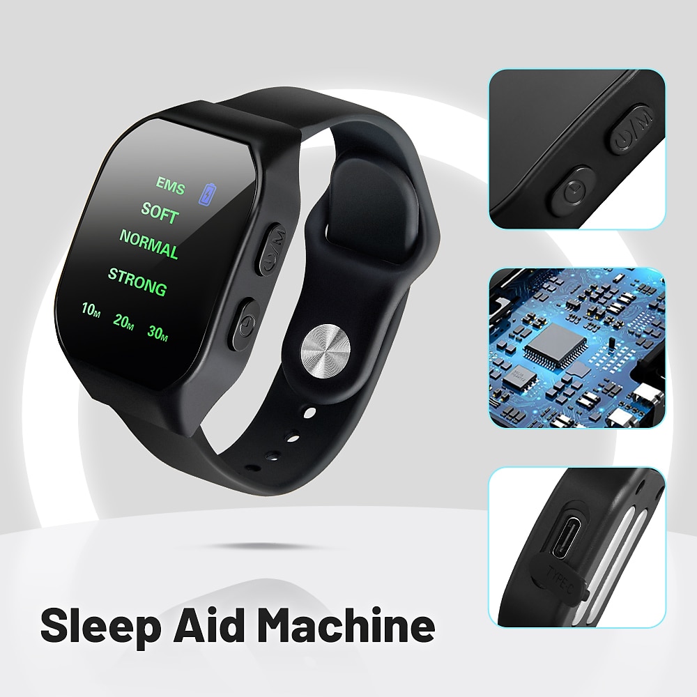 New Ems Intelligent Sleep Device Fast Sleep Rest Hypnosis Insomnia Artifact Wristband Watch Microcurrent Sleep Aid Instrument 2025 - $22.99 –P2