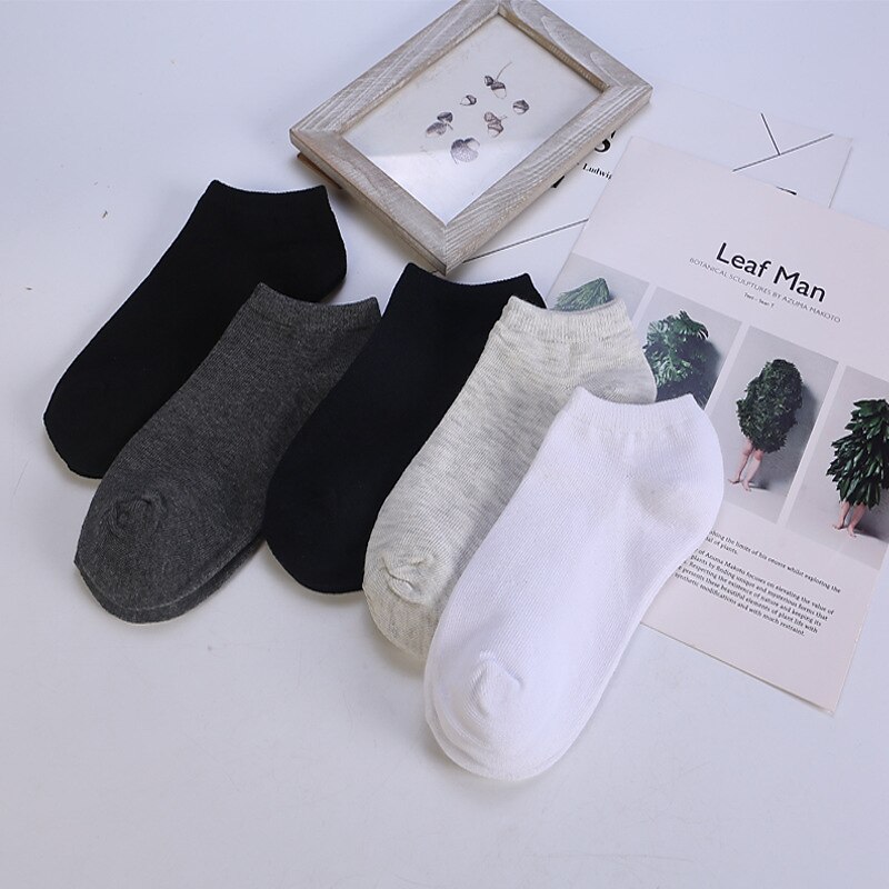 [5 pares] calcetines tobilleros cómodos, paquete de calcetines tobilleros de color sólido, medias de mujer&amp; calcetería 2025 - $13.99 –P5