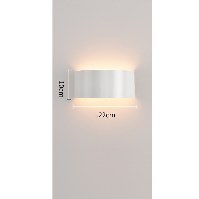 aplice de perete cu led lightinthebox corp de perete cu jumătate de cilindru auriu aplice de perete din metal cu 1 lumină postmodernă aplice în sus și în jos aplice de perete din cupru 2025 - $99.99 –P14