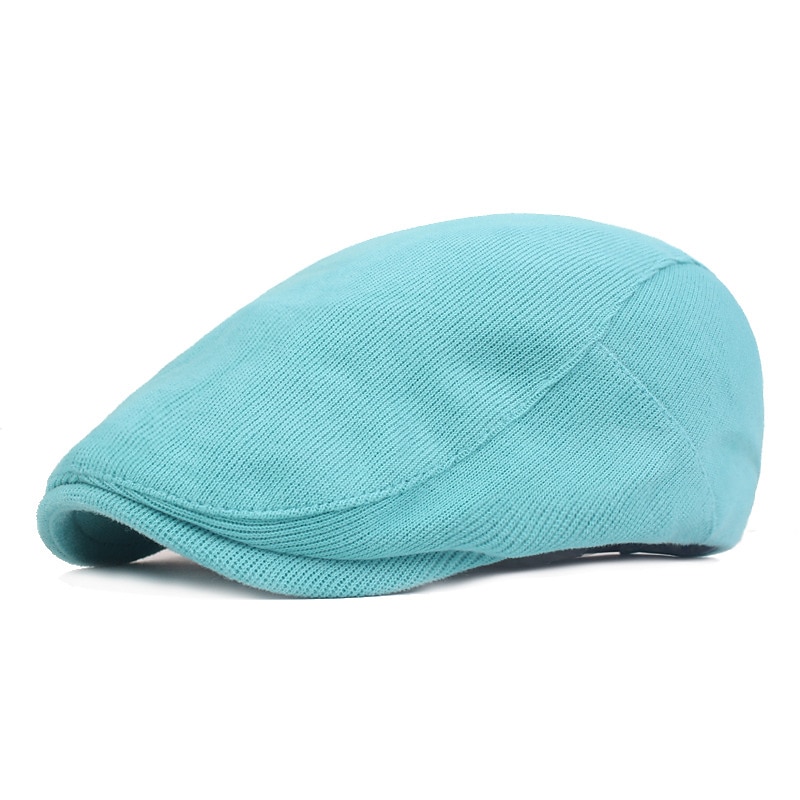 Hombre Gorra Plana Negro Amarillo Algodón Ropa de calle Elegante Moda de los años 20 Exterior Diario Noche Plano Templado 2025 - $17.99 –P13