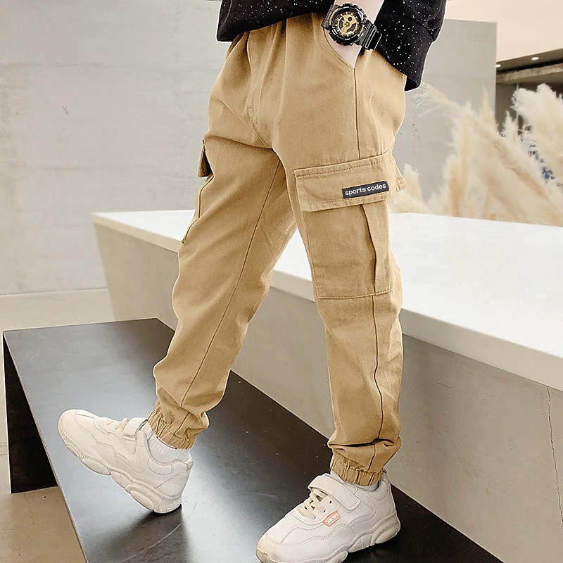Garçons 3D Lettre Pantalons Été Printemps Actif Basique Enfants 2-12 ans Occasionnel Quotidien Coupe régulière de 2025 ? $16.99 –P1