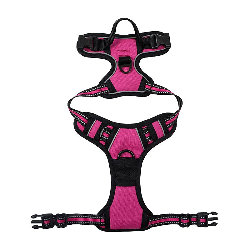 Pet Reflective Saddle Chest Strap Dog Explosion-proof Shock Absorption Comfortable Vest Medium And Large Dog Traction Walking Dog Chest Back 2025 - $25.99 –P11