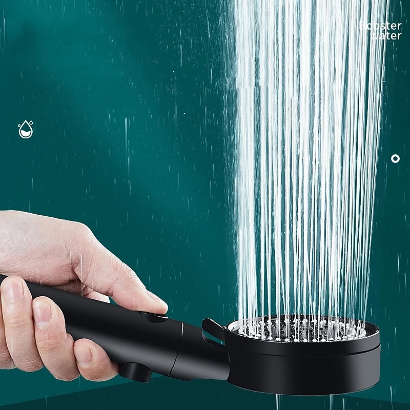 Cabeça de chuveiro de 5 modos com bico anti-queda portátil, spray portátil de alta pressão e alto fluxo para economia de água com interruptor de pausa liga / desliga, acessórios de banheiro com de 2025 por $12.99 –P2